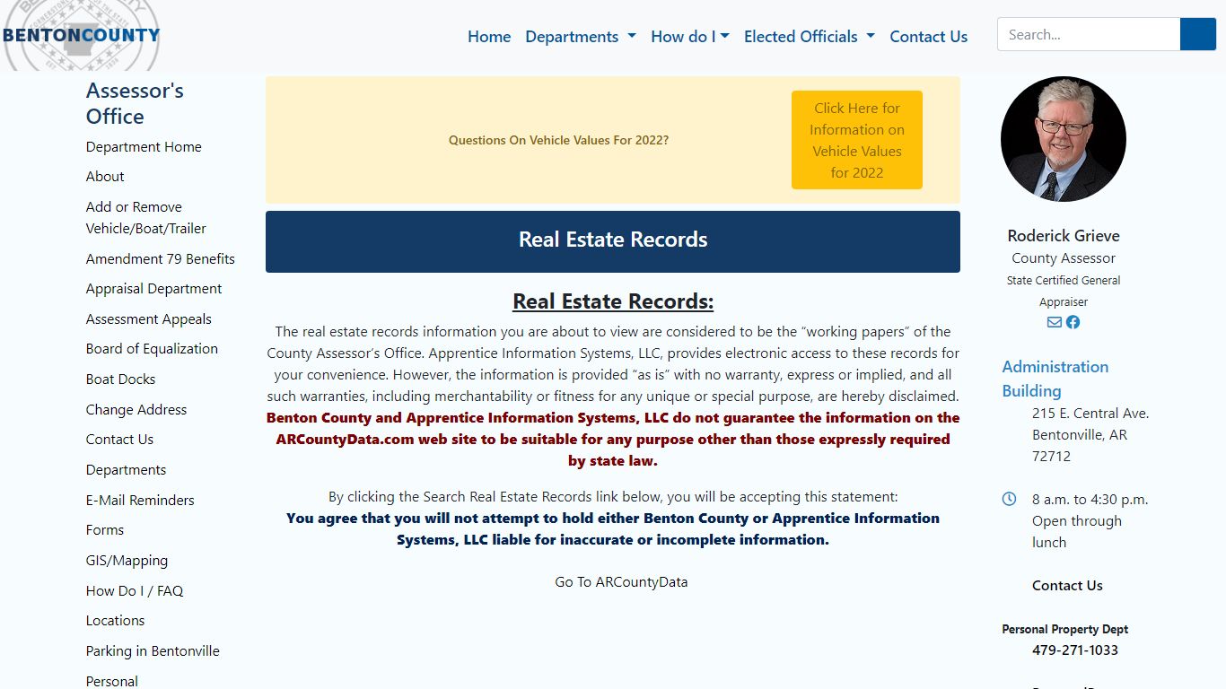 Real Estate Records - Assessor - Benton County Government